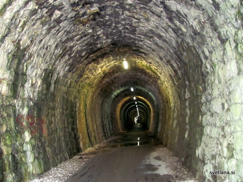 Tunel Šalet na nekdanji železniški progi Parenzana